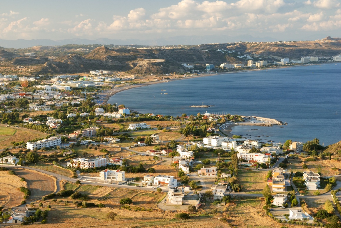 'Aerial view at the sea bay' - Ρόδος