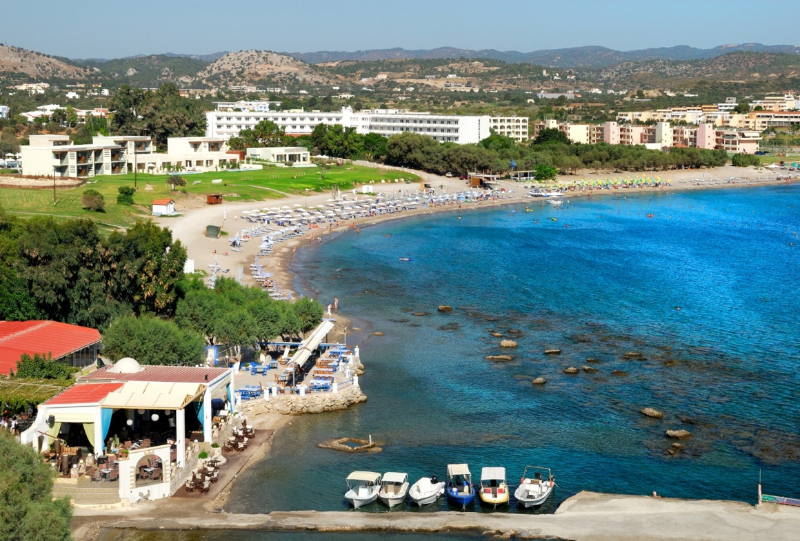 'Scenic view of Kolimbia bay at Rhodes. Greece' - Ρόδος